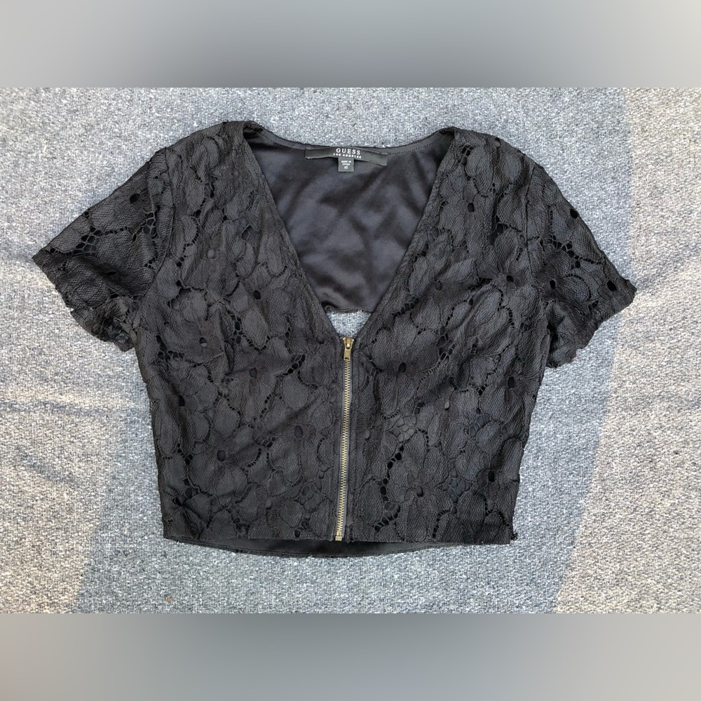 Guess Womens XS Crop Top